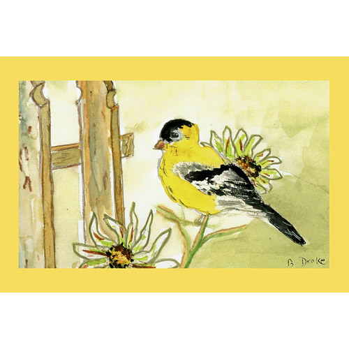 Dm244 Goldfinch Door Mat 18"x26"