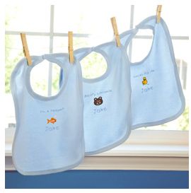 Cathys Concepts BL400B It and amp;apos;s a Boy- Baby Bibs- Set of 3
