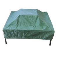 Deeco DMRCVSF Square Firepit Green Vinyl