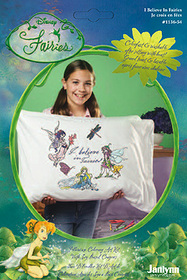 Janlynn 000-1136-54 Disney Fairies and apos;I Believe in Fairies and apos; Pillowcase Art
