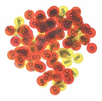 Essential Learning Products ELP402639 Place Value Disks Overhead Disks