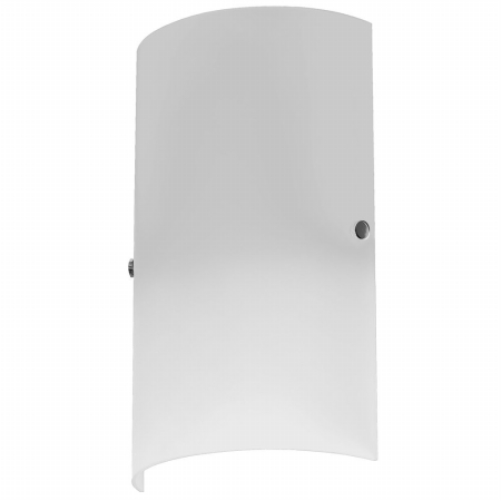 83204-w-wh Single Light Wall Sconce White Glass