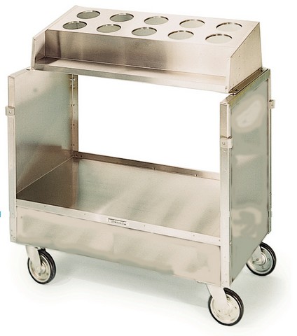 Lakeside 403 Tray and Silver Cart for 16 x 22 Trays Lakeside 403 Tray and Silver Cart for 16 x 22 Trays