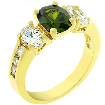 Sunrise Wholesale J3185 06 14k Gold Bonded Anniversary Olive Garden Ring