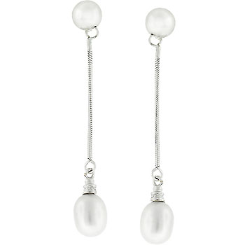 Pearl Drop Studs Earrings