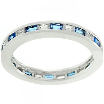 Sapphire Stacker Ring- Size- 09