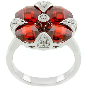 Garnet Artisan Ring- Size- 09
