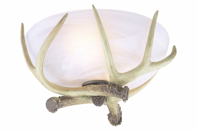 Craftmade LK16CFL Antler Bowl Light Kit with Compact Flourescent