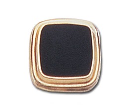 Legere Btt110 Tie Tac Black and Faux Onyx