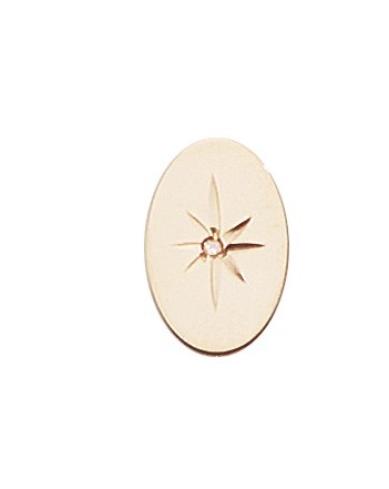 Legere Gtt636D Gold Filled Tie Tac Oval Tack With 1 Point Diamond