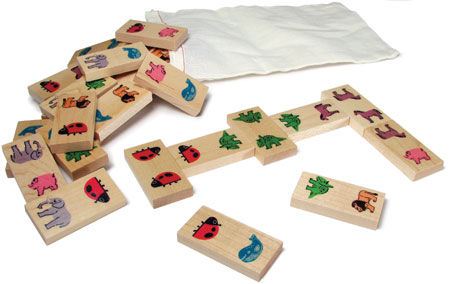Maple Landmarks 50407 Games Dominoes Animal