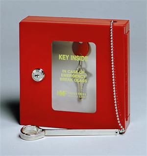 MMF 201900307 Emergency Key Box Keyed Alike - Red MMF 201900307 Emergency Key Box Keyed Alike - Red