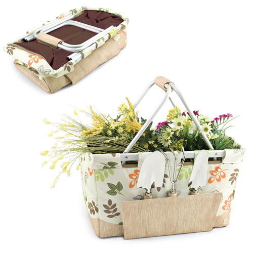 Get Tools For Garden Picnic Time 740-93-550 Garden Metro Basket Botanica - Lightweight- Garden Basket With 3 Tools