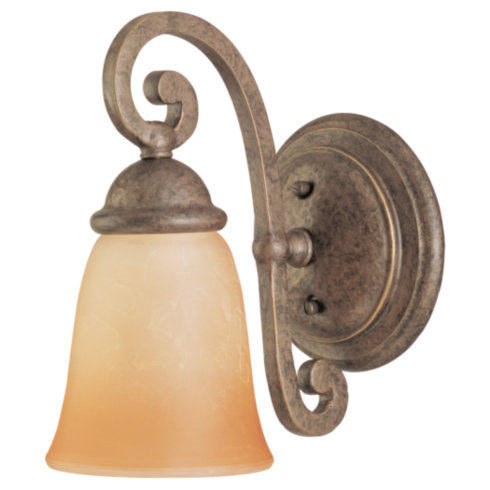Wall Lamps Sea Gull Lighting 49031BLE-71 One Light Fluorescent Wall Sconce - Antique Bronze Finish SGL1033