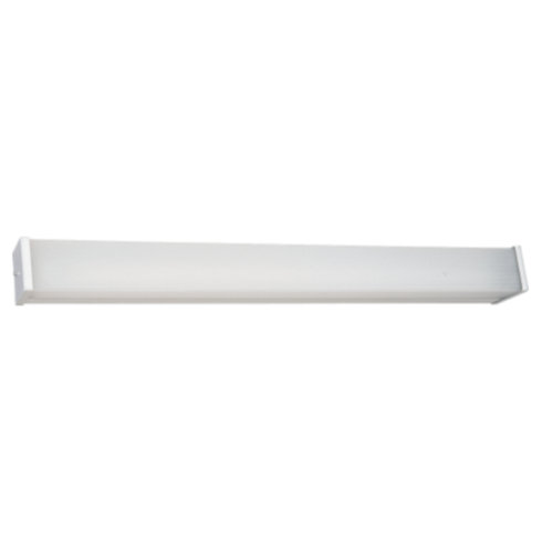 Wall Lamps Sea Gull Lighting 4987LE-15 Two Light Tubular Fluorescent Wall Fixture - White Finish SGL1097