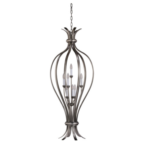 Ceiling Light Fixtures Sea Gull Lighting 51360-965 Hall-Foyer Fixture - Antique Brushed Nickel Finish SGL1184