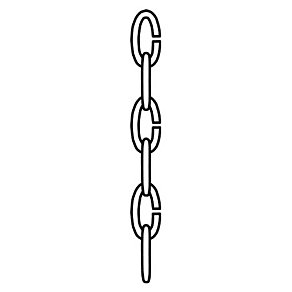 Lighting Accessories Sea Gull Lighting 9116-962 Decorative 72 Inch Chain in Brushed Nickel Finish SGL1359