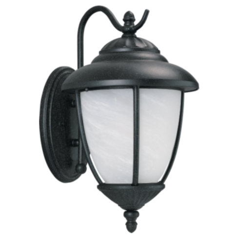 Wall Mount Outdoor Lighting Sea Gull Lighting 84050-185 One Light Outdoor Wall Fixture - Forged Iron Finish SGL1583