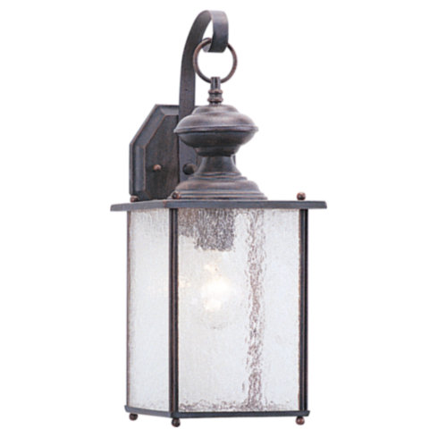 Wall Mount Outdoor Lighting Sea Gull Lighting 8882-08 One Light Outdoor Lantern - Textured Rust Patina SGL1773