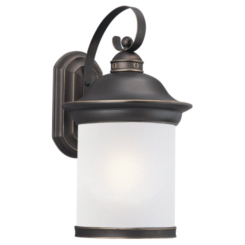 Wall Mount Outdoor Lighting Sea Gull Lighting 89193BL-71 Fluorescent Outdoor Wall Lantern - Antique Bronze Finish SGL1802