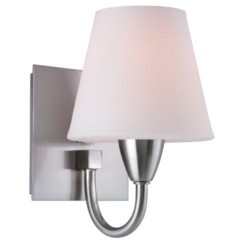 Wall Lamps Sea Gull Lighting 41385-962 One Light Wall Sconce - Brushed Nickel Finish SGL2671