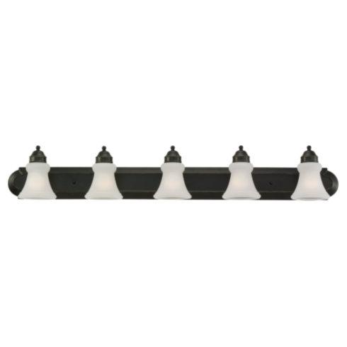 Sea Gull Lighting 44229-782 Five Light Bath Bar - Heirloom Bronze Finish