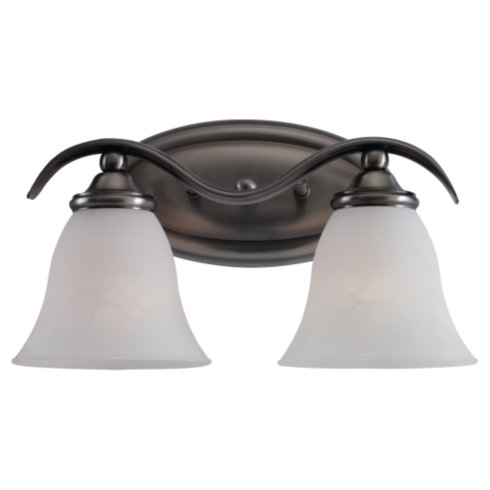Vanity Lighting Sea Gull Lighting 44360-965 Two Light Bath Bar - Antique Brushed Nickel Finish SGL2789