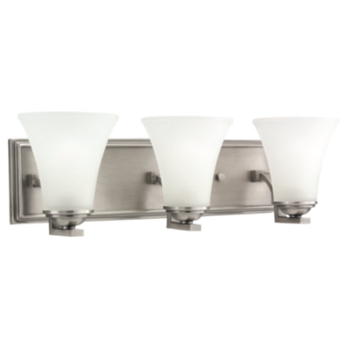 Vanity Lighting Sea Gull Lighting 44376-965 Three Light Bath Bar - Antique Brushed Nickel Finish SGL2797