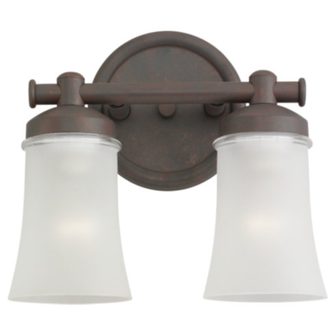 Vanity Lighting Sea Gull Lighting 44483BLE-814 Fluorescent Two Light Bath Bar - Misted Bronze Finish SGL2827