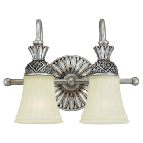 Vanity Lighting Sea Gull Lighting 47251-824 Two Light Bath Bracket - Palladium Finish SGL3002