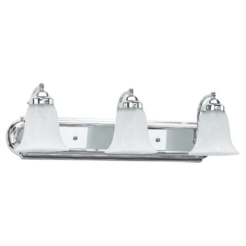 Vanity Lighting Sea Gull Lighting 49291BLE-05 Fluorescent Three Light Bath Bar - Chrome Finish SGL3039