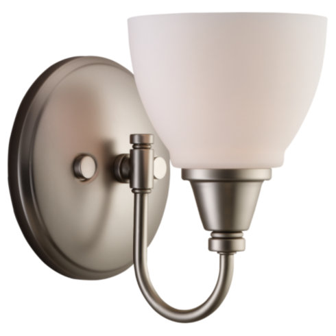 Vanity Lighting Sea Gull Lighting 44745-853 One Light Bath Sconce - Golden Pewter Finish SGL3144