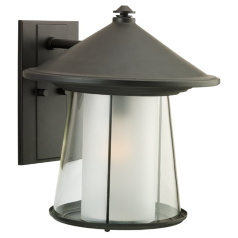 Wall Mount Outdoor Lighting Sea Gull Lighting 88322-833 Large Outdoor Lantern - Cottage Bronze Finish SGL3272