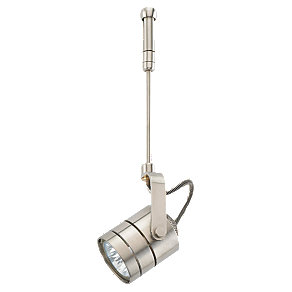 Sea Gull Lighting 9515598 6 Inch Stem with Rail Adapter in Brushed Stainless Steel Finish