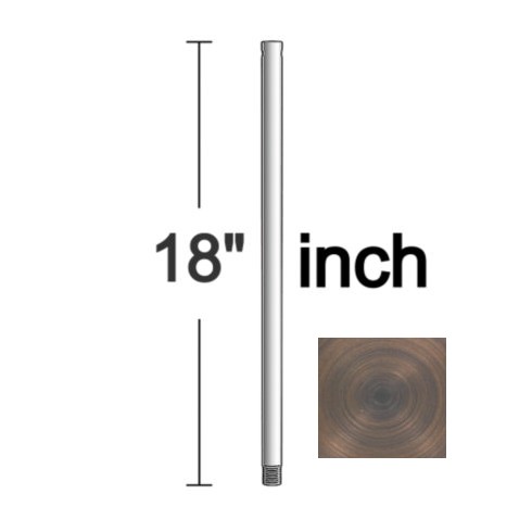 Lighting Accessories Sea Gull Lighting 1611-829 Ceiling Fan Downrod - Russet Bronze Finish SGL566