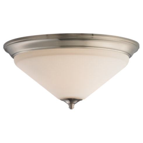 Ceiling Light Fixtures Sea Gull Lighting 75791-962 Three Light Flush Mount Fixture - Brushed Nickel Finish SGL898