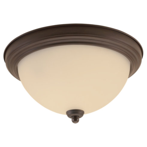 Ceiling Light Fixtures Sea Gull Lighting 77063-814 Close To Ceiling One Light Fixture - Misted Bronze Finish SGL928