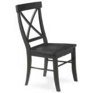 Whitewood C46-613p Dining Essentials Solid Wood Dining Chair - Black