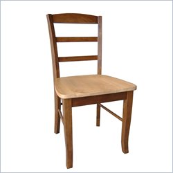 International Concepts C58-2p Dining Essentials Solid Wood Dining Chair - Cinnamon - Espresso