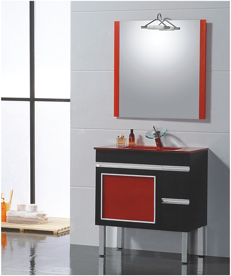Aqua Felena AFL6016 Bathroom MDF Cabinet 31x19 Mirror size 30x31