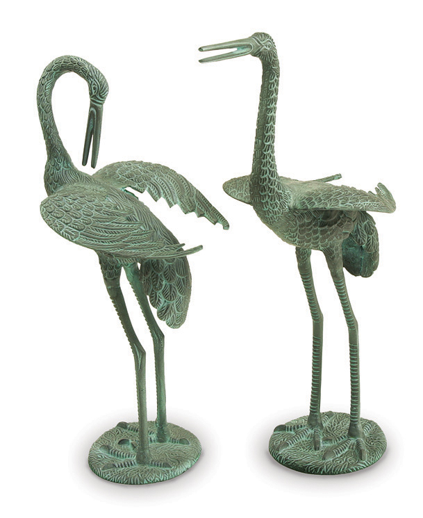 20Inch and 23Inch Preening Cranes Set of Two