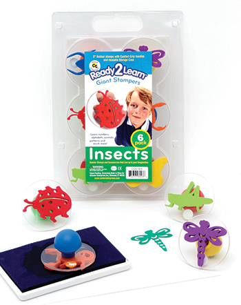 . Ce-6784 Ready2learn Giant Insects Stampers