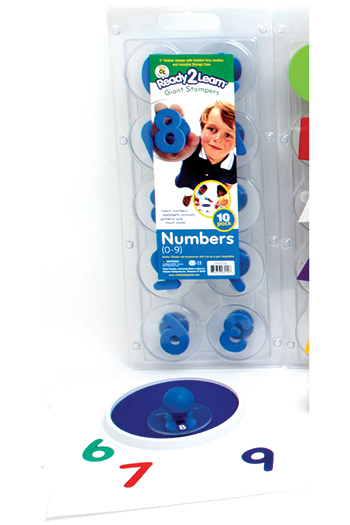 . Ce-6732 Ready2learn Giant Numbers 09 Stampers