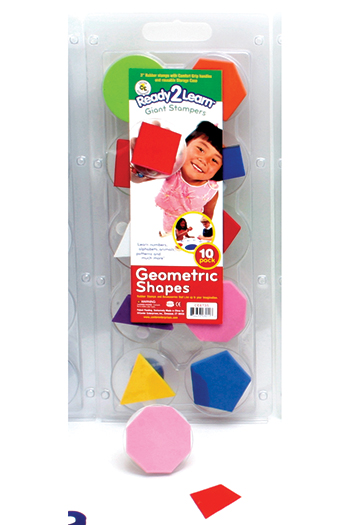 . Ce-6735 Ready2learn Giant Geometric Shapes Stampers