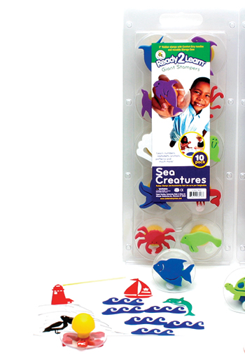 . Ce-6742 Ready2learn Giant Sea Creatures Stampers