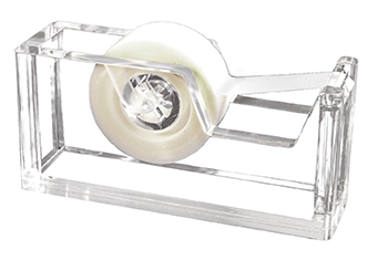 KANTEK INC KANAD60 CLEAR ACRYLIC DESK ACCESSORIES TAPE DISPENSER