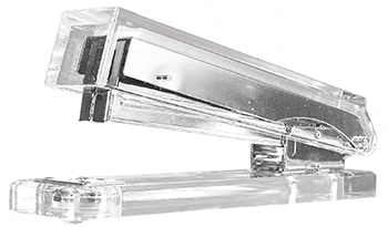 KANTEK INC KANAD80 CLEAR ACRYLIC DESK ACCESSORIES STAPLER