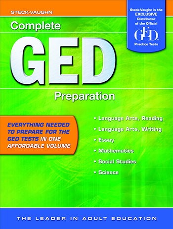 HOUGHTON MIFFLIN HARCOURT SV-53993
                              COMPLETE GED PREPARATION READING LEVELS 8-12