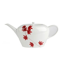 Mikasa SL134323 Pure Red Tea Pot 34 Ounce