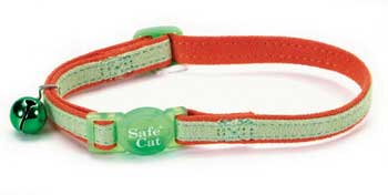 Coastal Pet Products CCP73701ORG Cat Adjustable Ultra Suede Collar  Orange